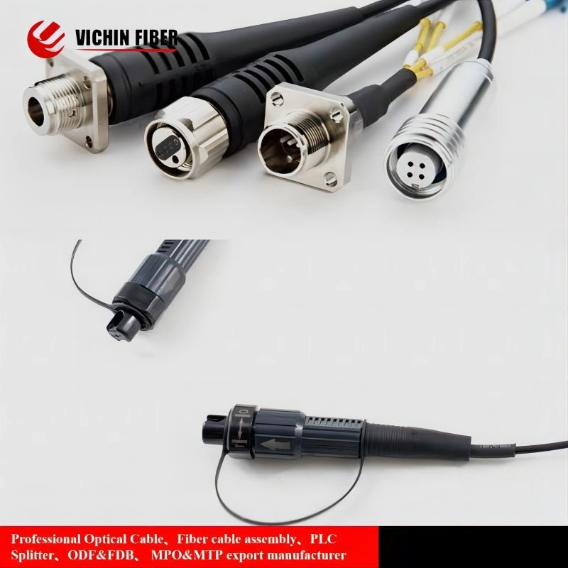 Outdoor Ftta Multi-Mode Om2 4.8mm Cpri Dlc Connector Fiber Optic Jumper