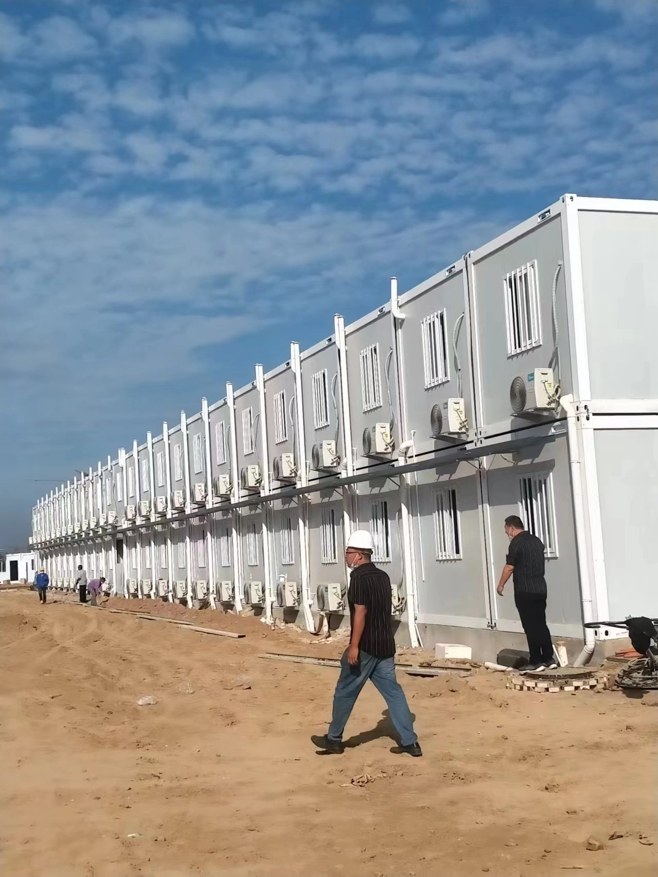 New Technology Container Office Steel Structure Frame Welded Flat Pack Container House as Dormitory Office Building