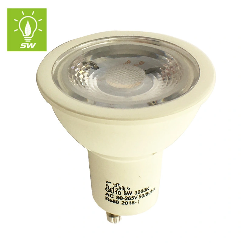 أضواء LED الجديدة LED على شاشة LED موديل GU10 MR16 قابلة للإضاءة من ERP 3000 كيلو/4000K/6000K للاستخدام الداخلي ضوء إنارة موضعية (4 واط-8 واط) ضوء ديكور منزلي مزود بنظام توفير الطاقة