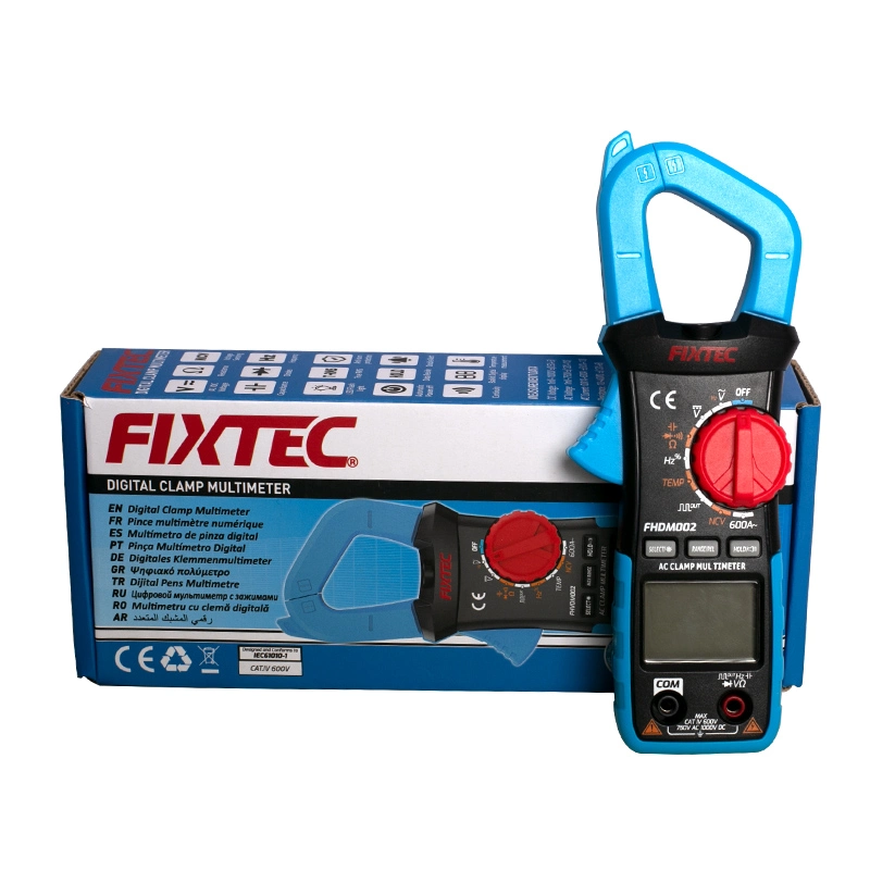 Fixtec Hz Temperature Capacitance Live Checkvoltage Tester AC/DC Current True Auto-Ranging Meter