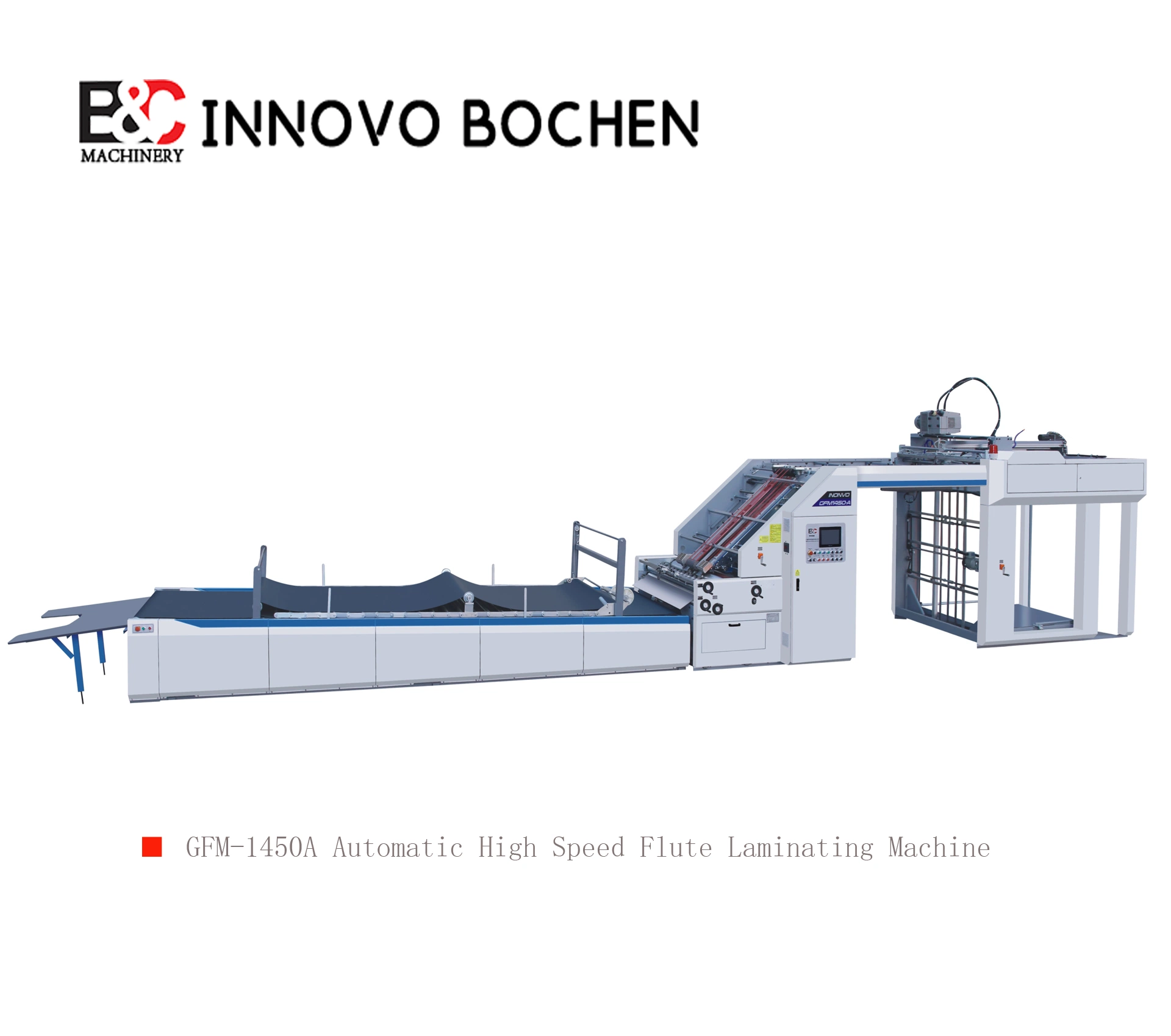 Automatische Hochgeschwindigkeit Blatt-zu-Blatt-Nut Laminieren/Litho Laminieren/Papier Montage/Flute Laminator/Litho Laminator Maschine mit Flip Flop Stacker