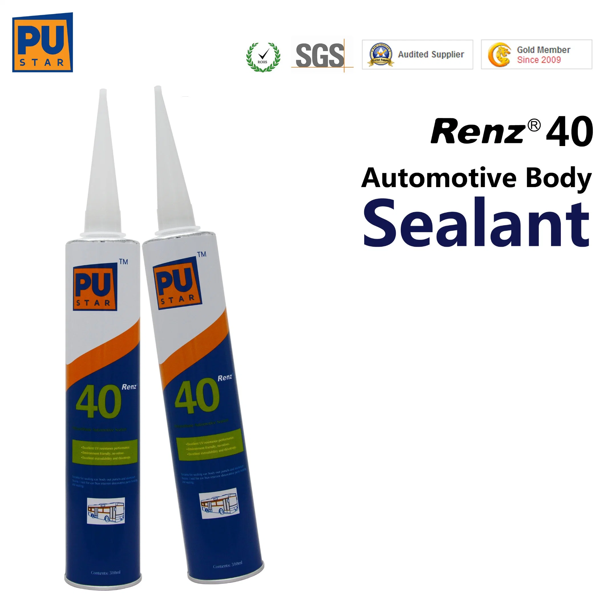 Dongguan Renz40 Car Body Sealant: Solvent-Free Black Adhesives