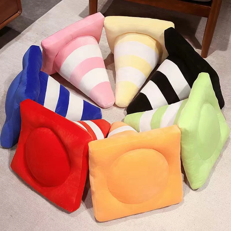 Creative Barricade Throw Pillow Conical Ragdoll Imitation Cone Bucket Sofa Back Cushion Bay Window Decoration Ornaments Toy Gift