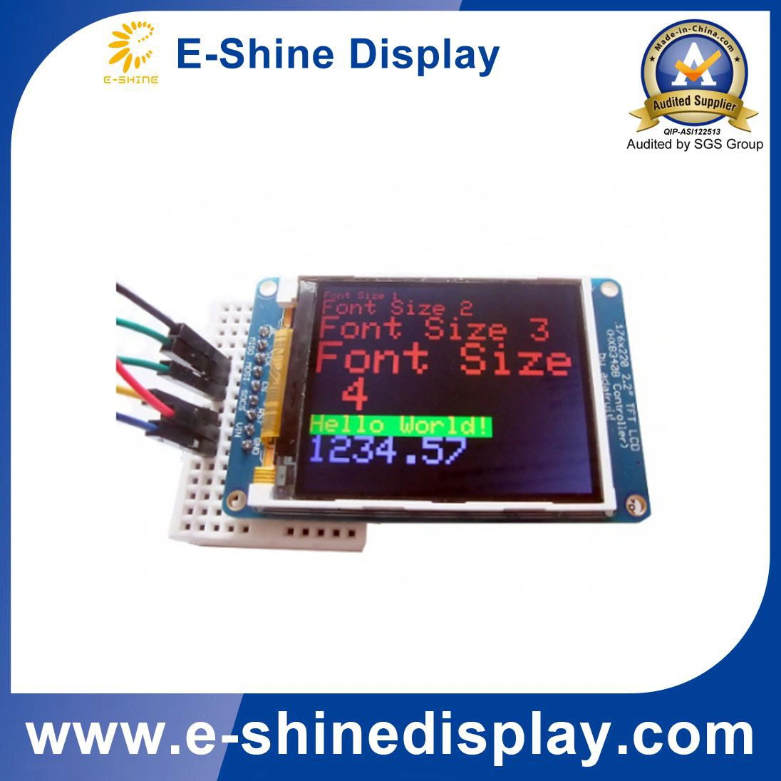 2.2 Inch micro OLED TFT LCD Display with Microsd Card