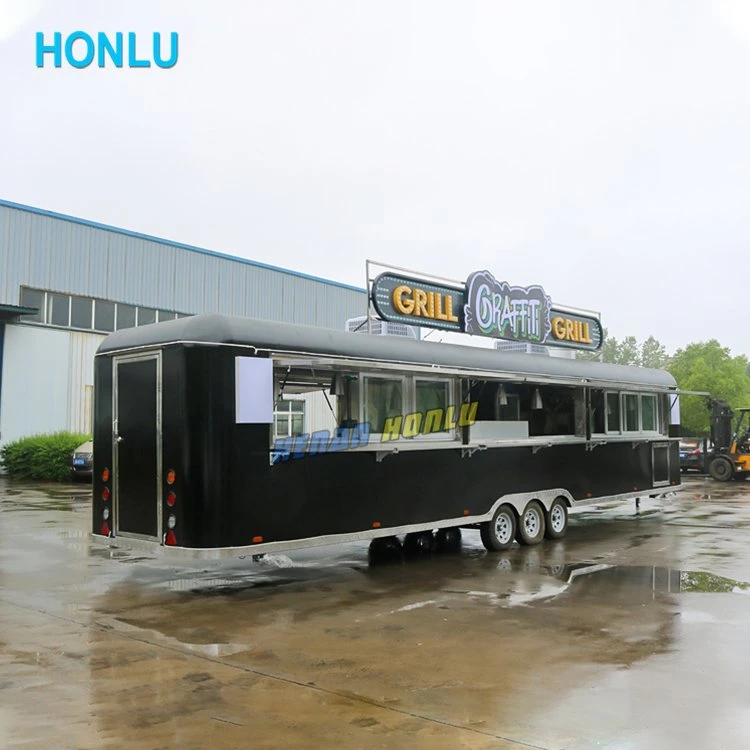 Venda a quente concessão rápida Mobile Trailer Alimentar Taco Europa Carrinho Standard com janela Service Cabinet nos EUA em comida chinesa Veículo