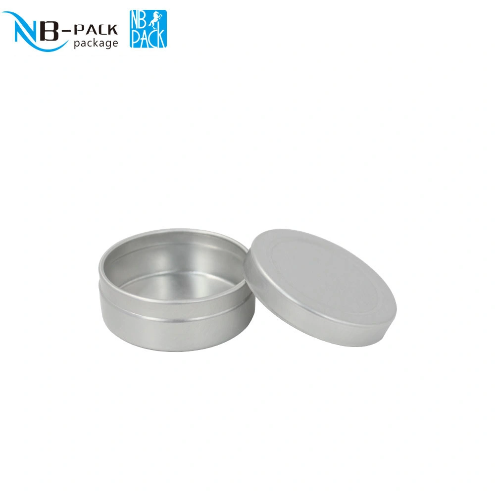 Nb-Pack Black Metal Aluminum Tin Containers Magnetic Spice Tins Bulk