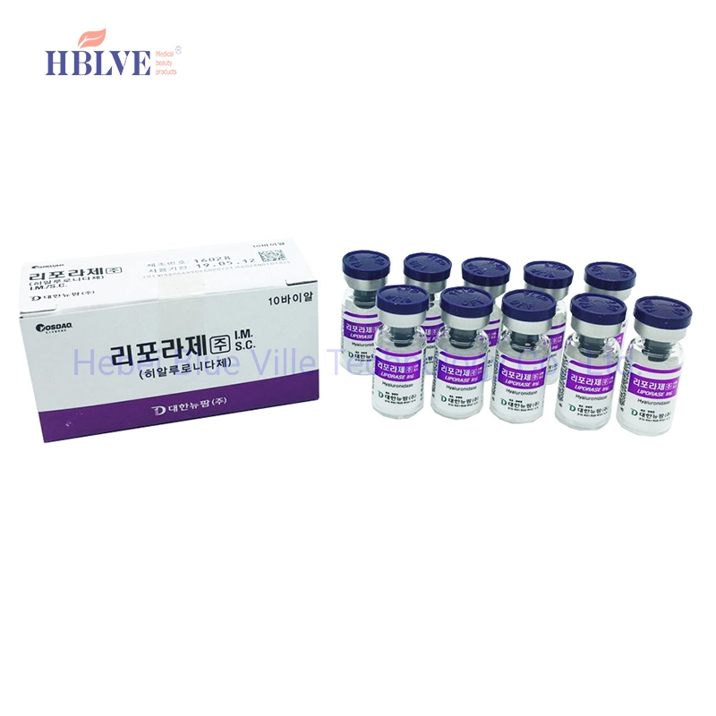 Ce Approved Hyaluronidase for Dissolving Dermal Filler Hyaluronic Acid Lyase