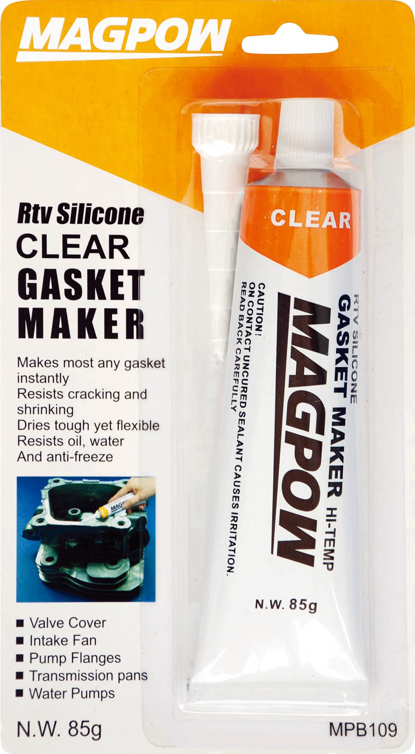 Clear Silicon Engine Parts Cylinder Head Gasket Maker Adhesive