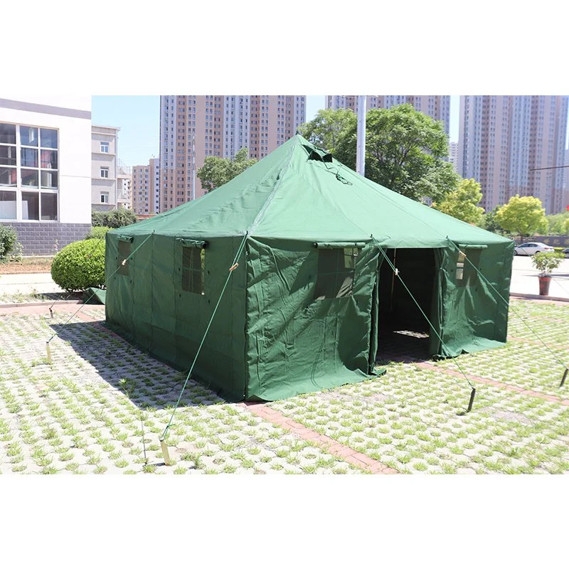 Carpa impermeable de fábrica del Ejército de estilo militar estilo carpa de 10-50 personas