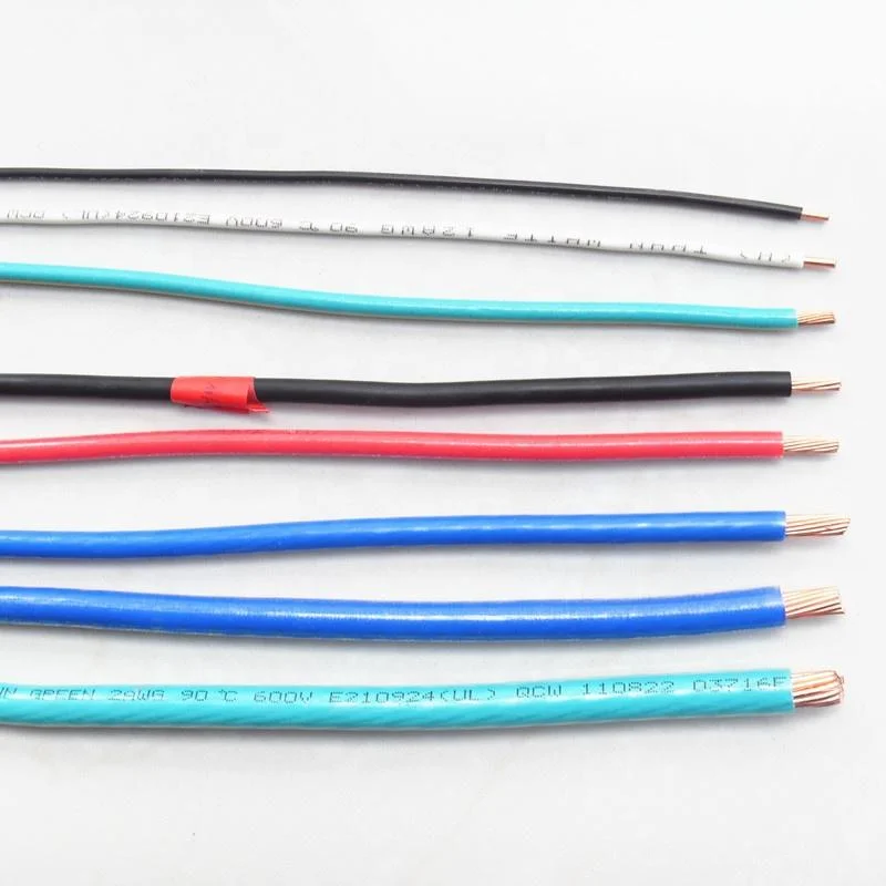THHN cable 2,5 mm Home cableado flexible Casa Eléctrica Cable sólido de núcleo único