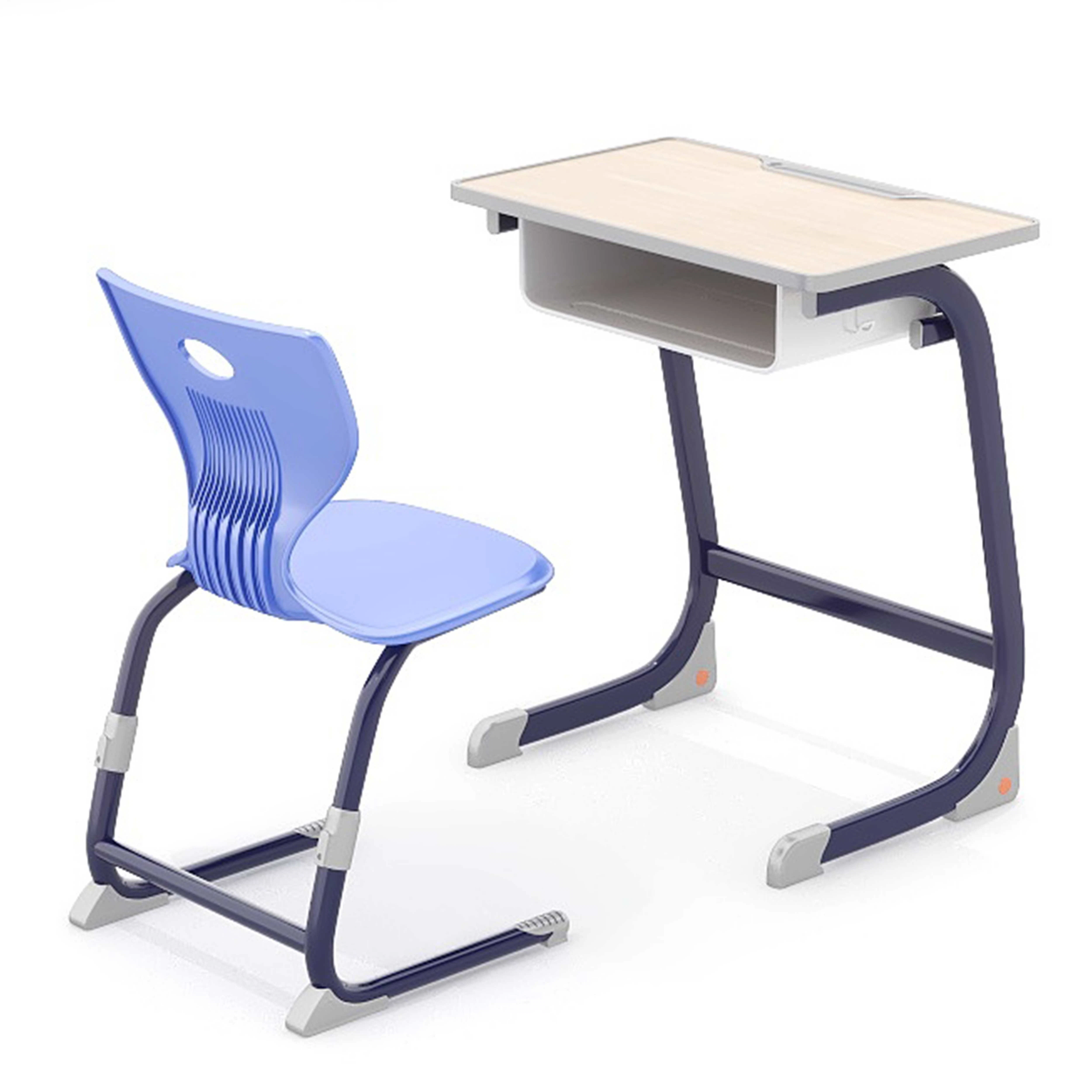 Top Selling International School Furniture Classroom School Furnitures Training Study Table Chair