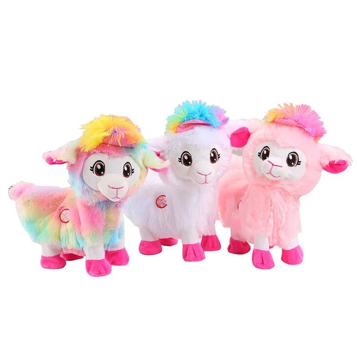 Walking Plush Toys for Children and USB Car Charger Electronic Music Plush Toy