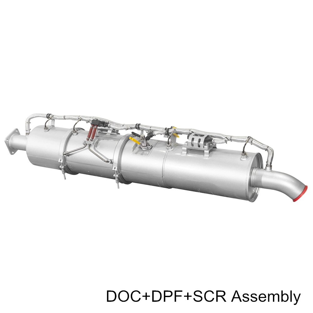 Emissions-Standard Universal-Edelstahl Non-Road Euo VI in-Line-Modell Konverter Auto-Abluftfiltersystem Konverter