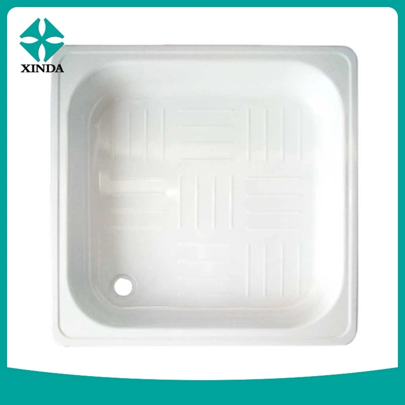 American Minimalist Design Flat Bathtub Base Freestanding Acrylic Shower Tray