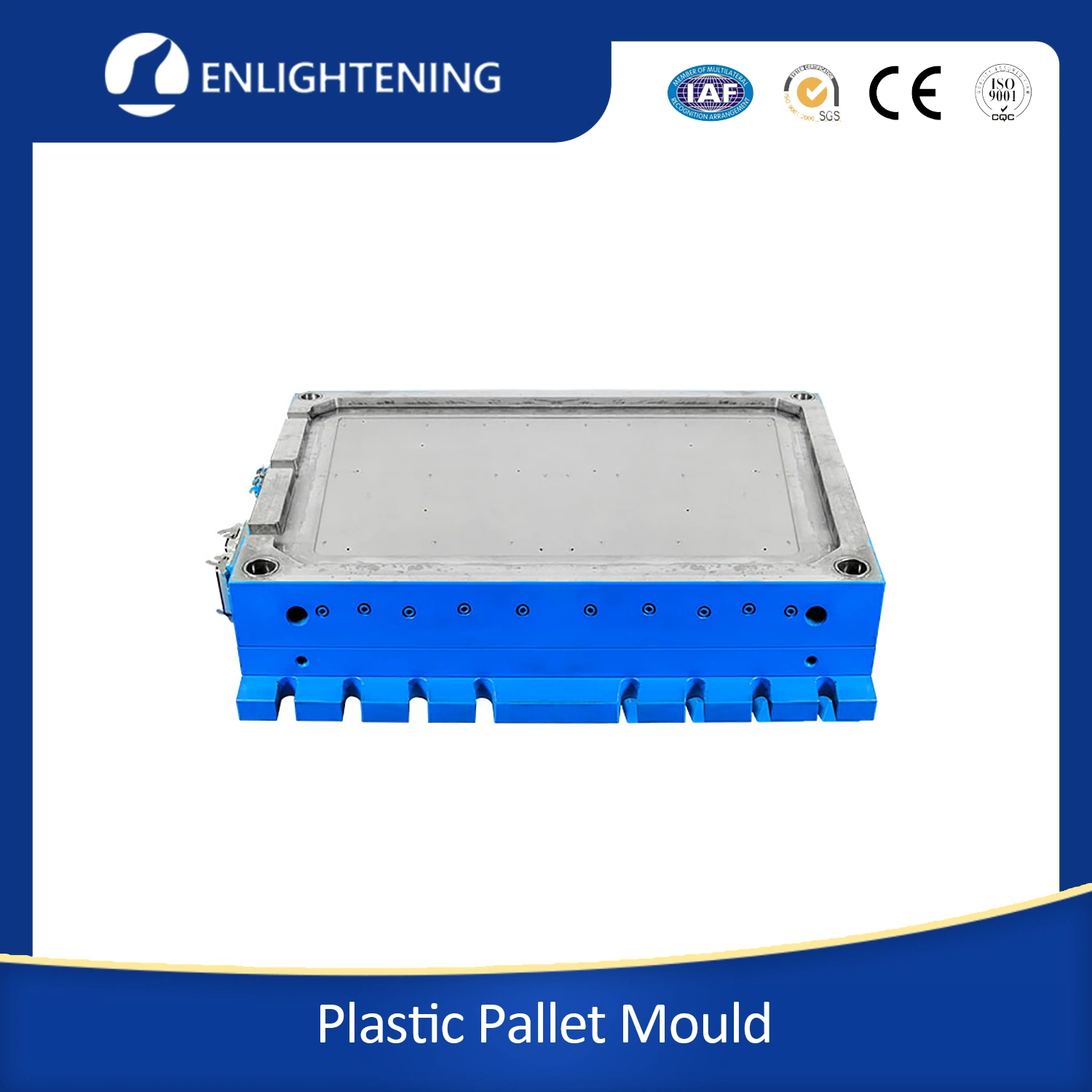 OEM Competitive Price Custom Injection Single Face Industrial Plastic Tray Mould for 1500*1300 Plastic Pallet Injection Mould Making