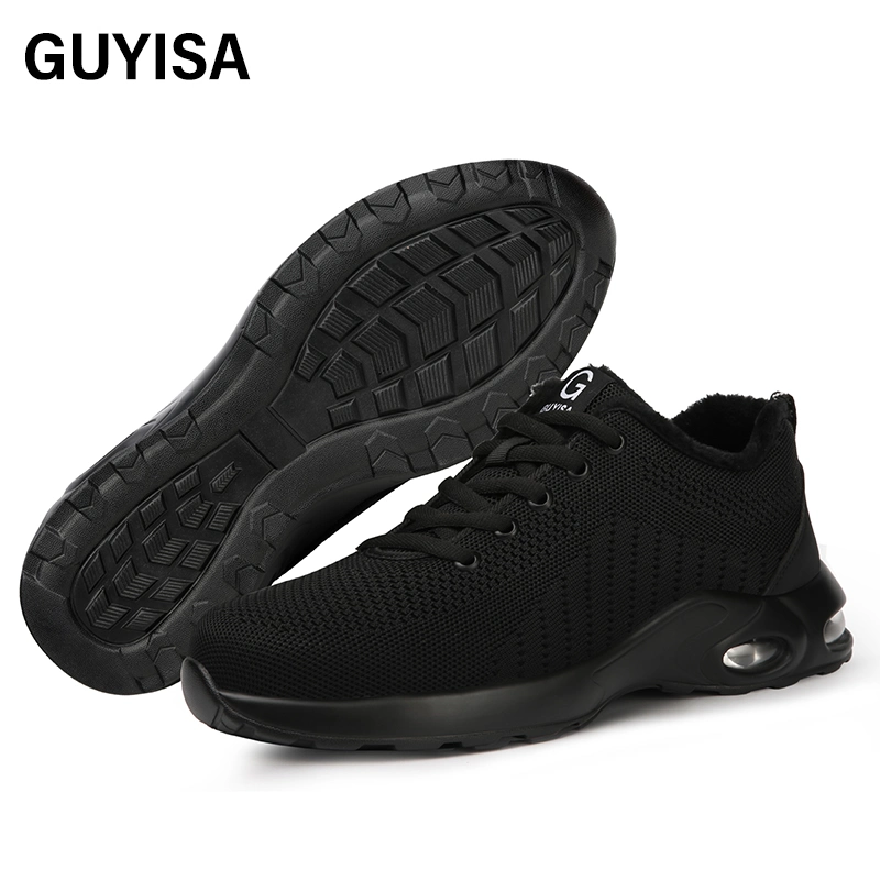 Guyisa High quality/High cost performance  Safety Shoes Steel Toe PU Bottom Outdoor Work Sports Safety Shoes for Men