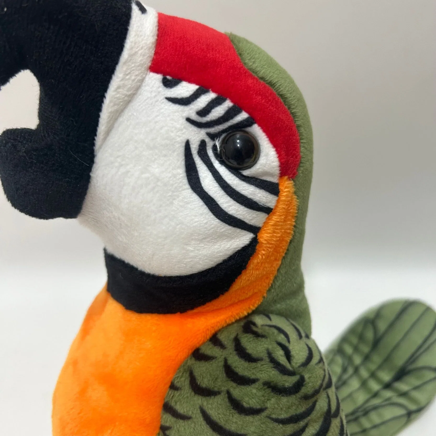 Nova Moda 2 cores Animal Stuffed Toy Parrot