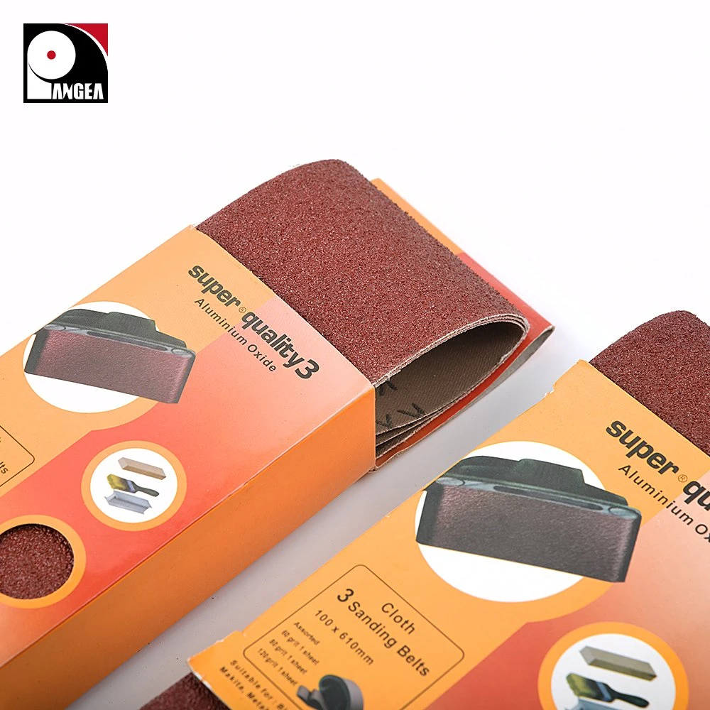 Durable 80 Grits Emery Sanding Belt for Wood