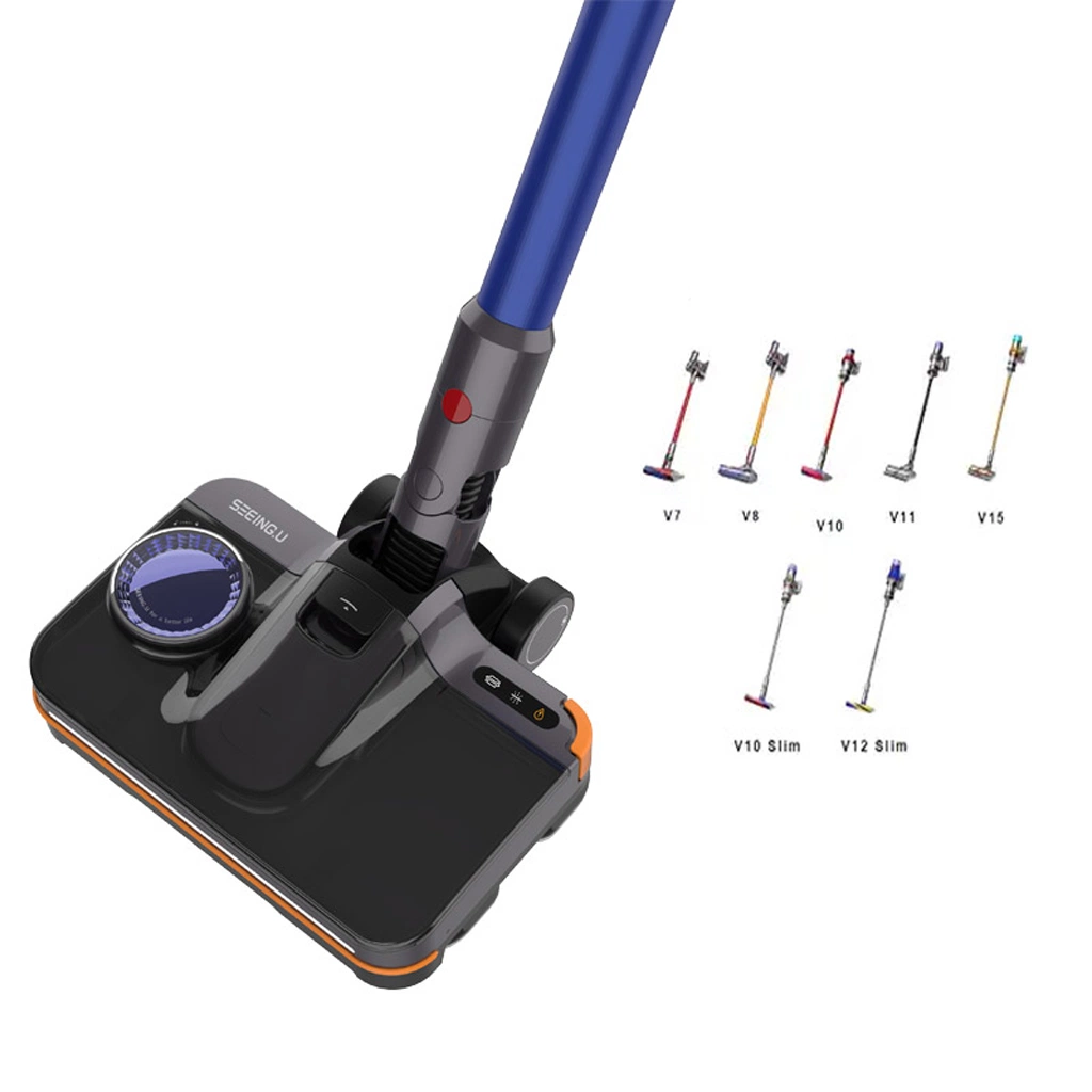 Satuo T6 Smart Wet Dry Spin Mop Compatible with Dyson Vacuum Cleaner Parts Floor Cleaning Brush Head with Removable Water Tank