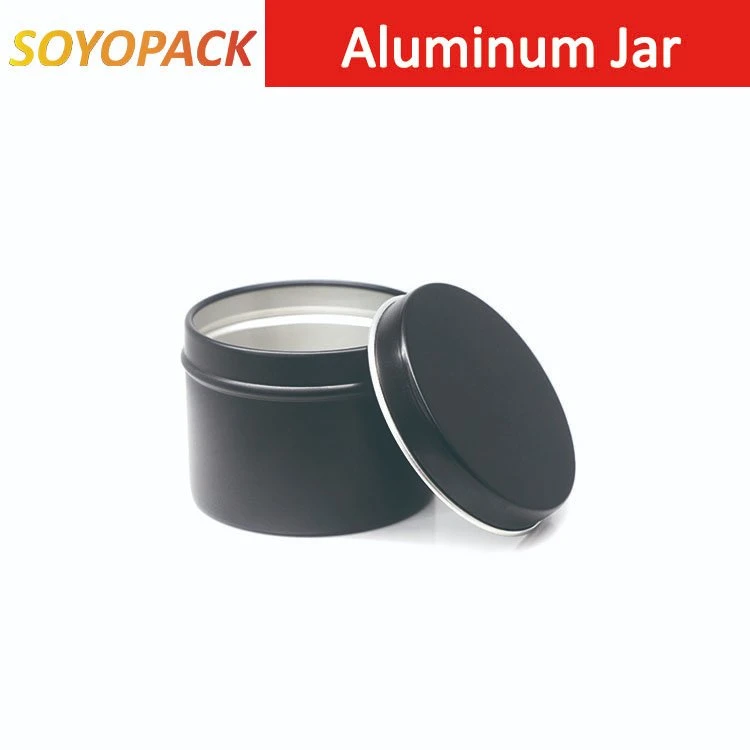 Wholesale/Supplier Round Decorative Gift Empty Tin Can Jars Aluminum Metal Candle Tins