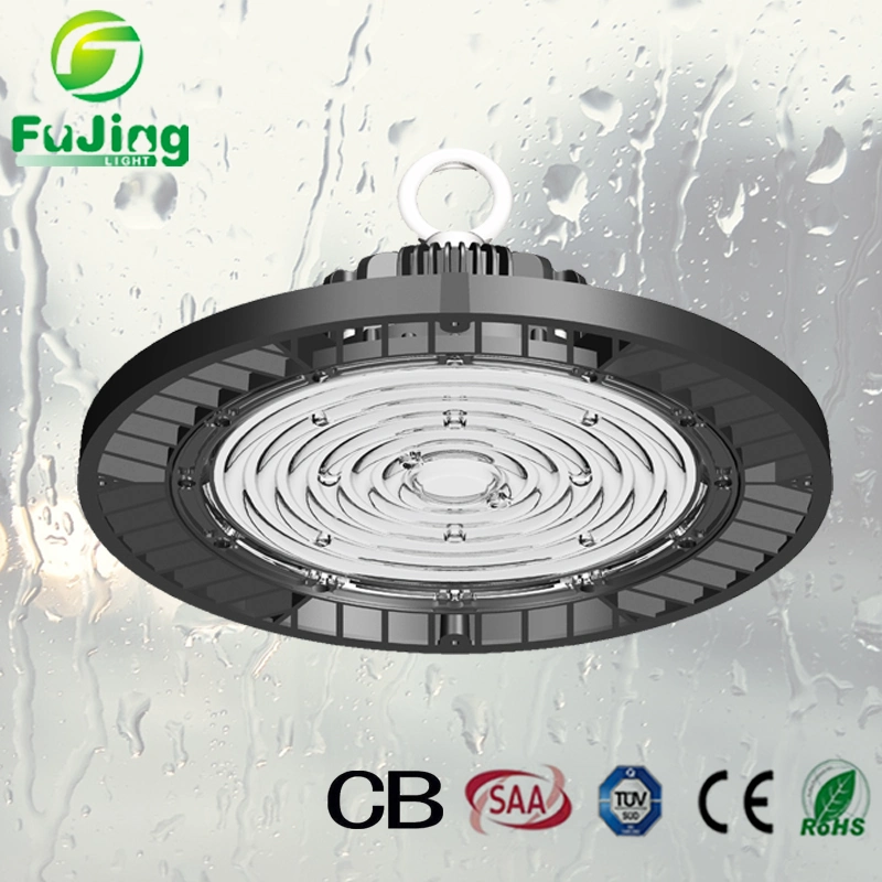 0-10V Dimmable Interior Industrial LED Lighting for Warehouse Workshop 150W UFO High Bay