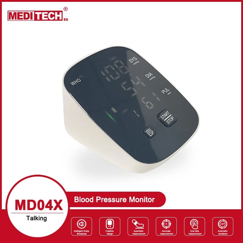 Medirech MD04x medidor portátil de Médicos de la presión arterial esfigmomanómetro Tensiómetro de brazo Digital