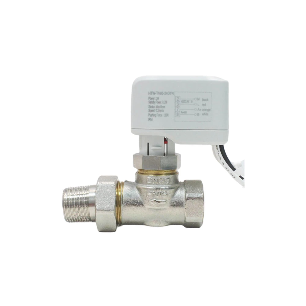 CE Approved Brass Pressure Independent Control Valve Balancing Valve Picv with Electric Actuator