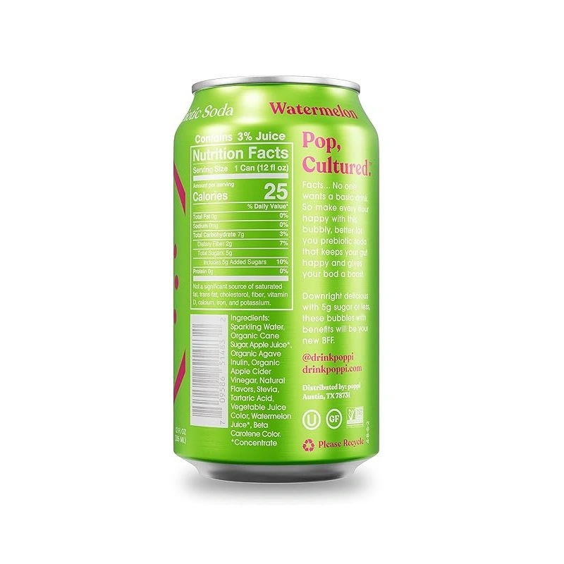 Customer Brand Sparkling Water Carbonated Soda Soft Drink 16oz OEM Customized Brand High quality/High cost performance Drinks