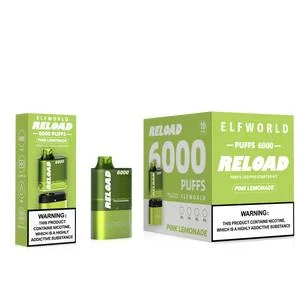 Wholesale/Supplier Elfworld Reload 6000 Puffs Disposable/Chargeable Vape