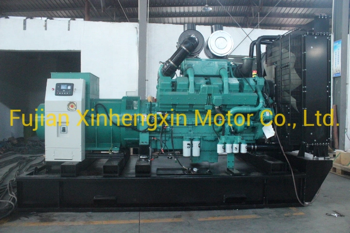 600kw Open Frame Cummins Diesel Generator with Stamford Alternator 750kVA