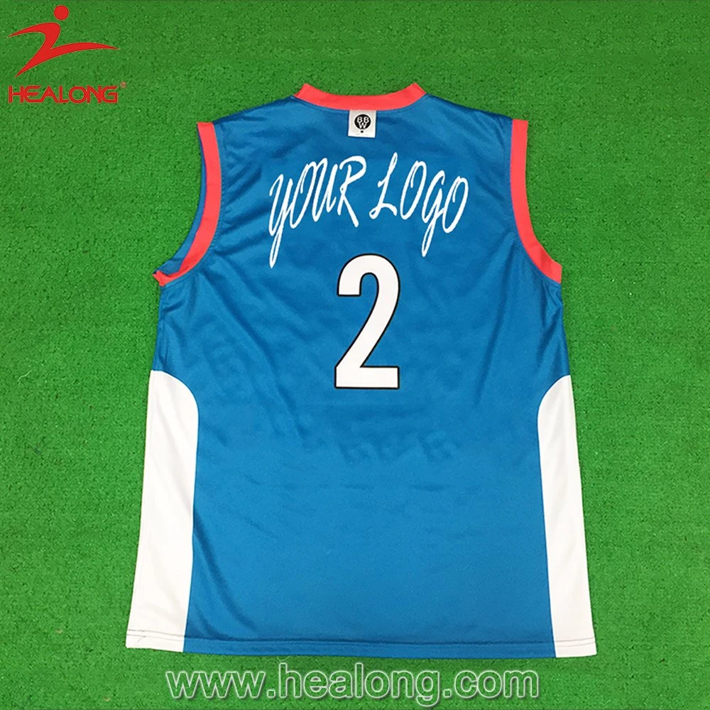 Personalisierter Sport Tragen Sublimation Basketball Jersey Basketball Top Shirt