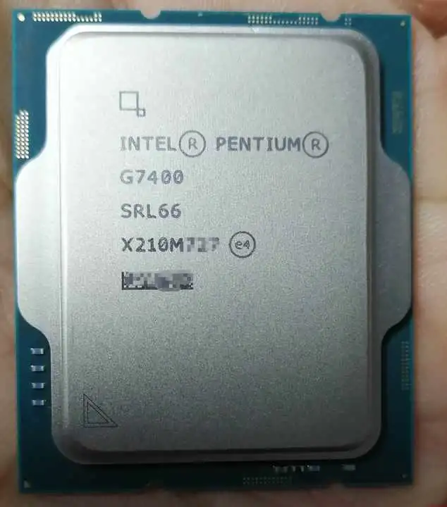 Für den besten Preis Intel Pentium Gold G7400 Prozessor 3,70GHz CPU Alder Lake SRL66 LGA 1700 Prozessor für Desktop