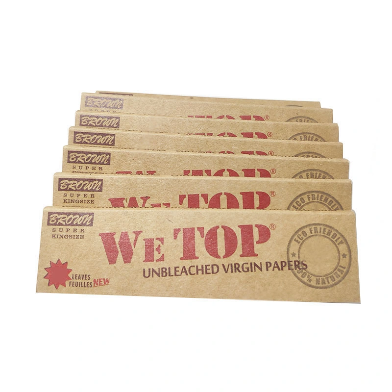 Wetop OEM Rolling Paper Unbleached Brown Papers XL Paper Roll