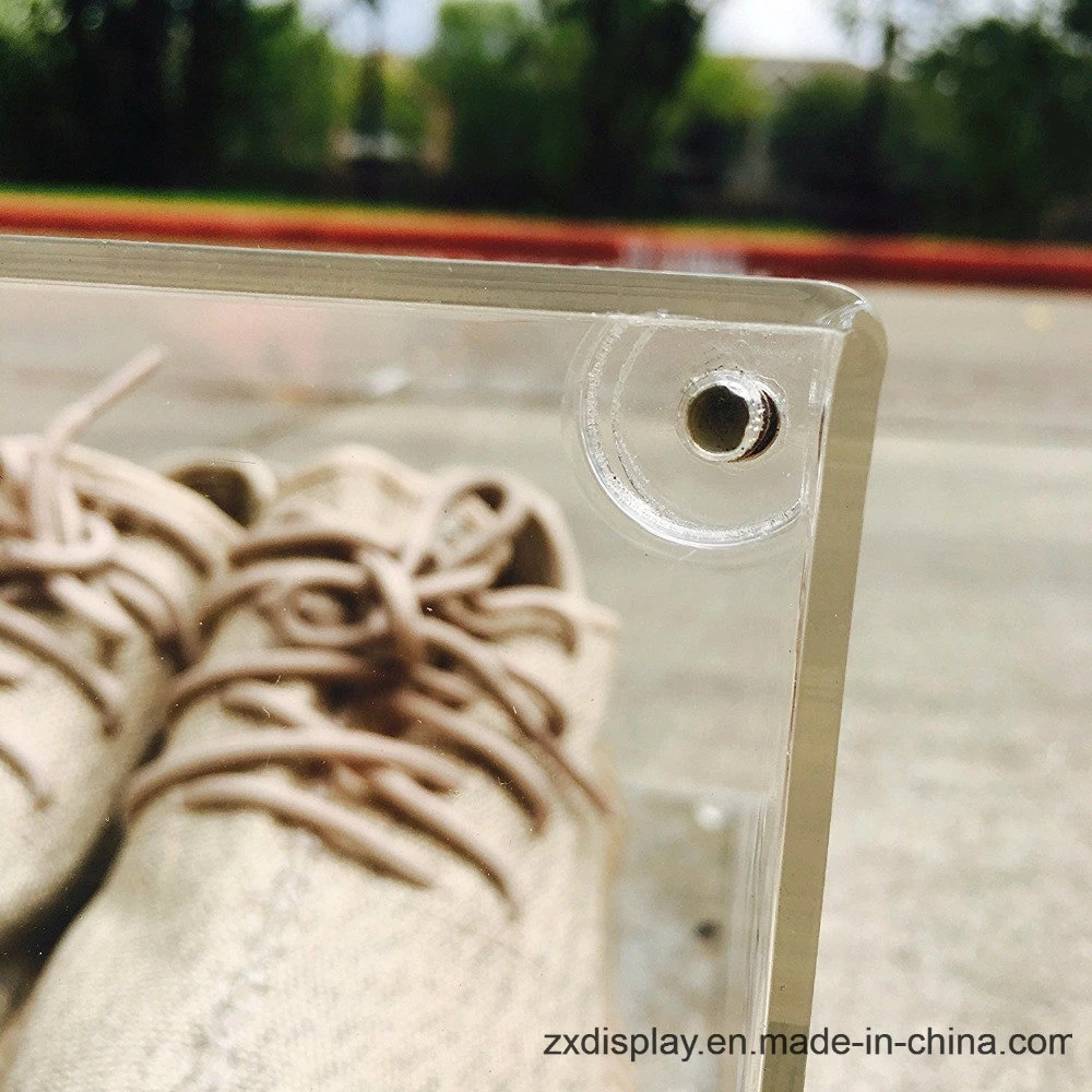 Boîte à chaussures en acrylique transparent de bonne qualité pour le magasin