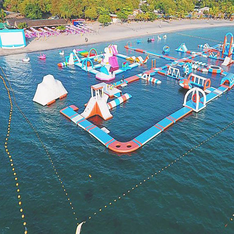 Fabricante fornecer boa qualidade Floating Island Pneumatable Water Park