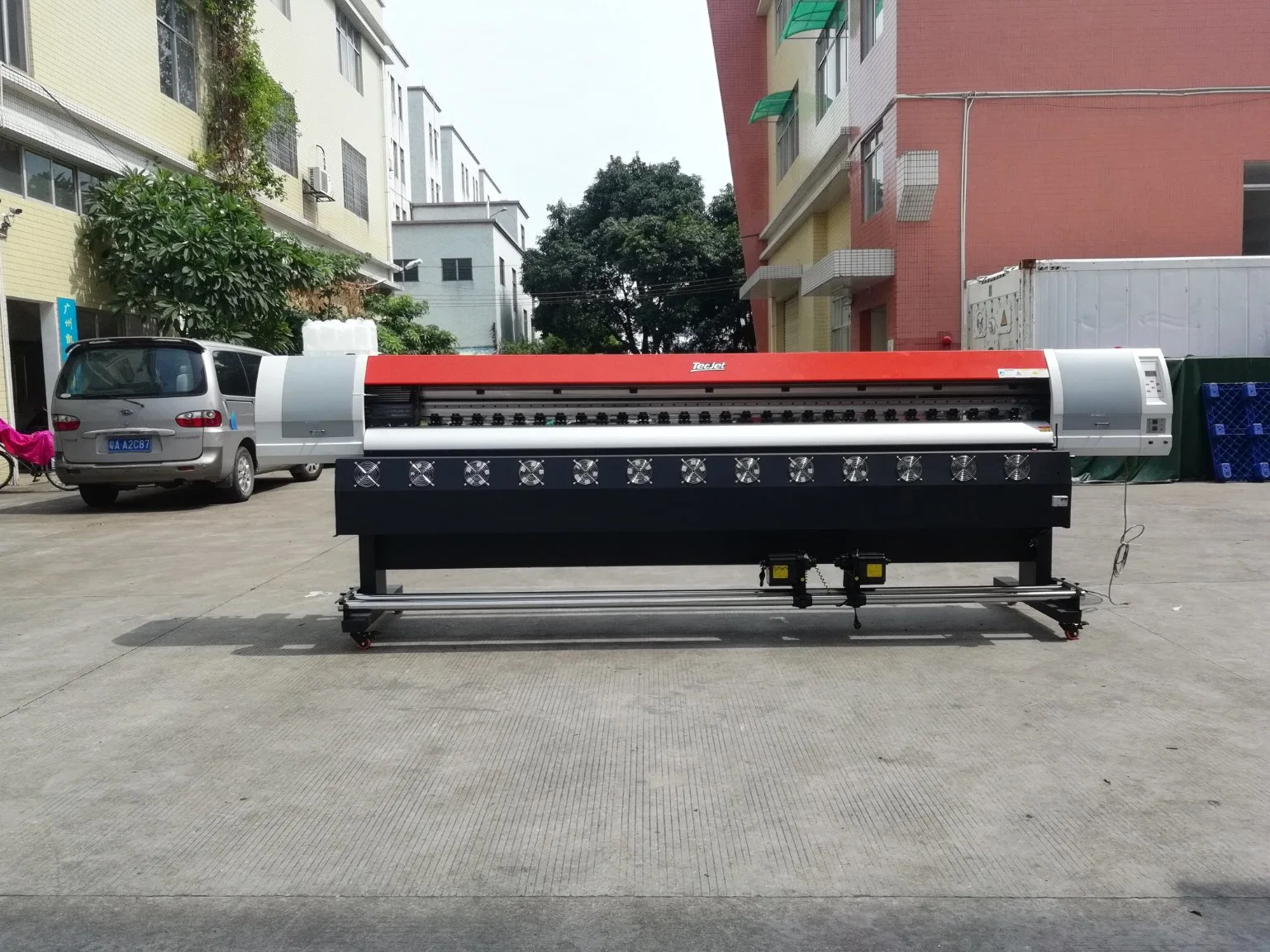 Tecjet Dx5 Dx7 XP600 Printhead Digital Inkjet Eco Solvent Printer Flex Printing Machine Price in China