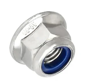 DIN6926/ISO7043 Nylon Insert Hex Flange Lock Nuts Auto Parts Stainless Steel/A2/A4/304/316