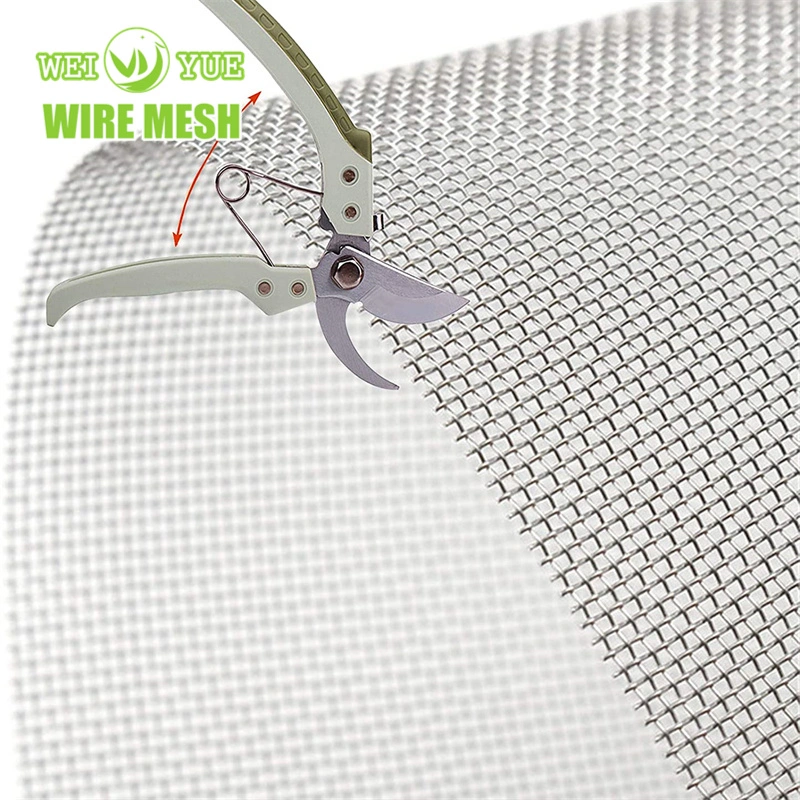 304/316 Stainless Steel Woven Square Metal Woven Wire Mesh Net