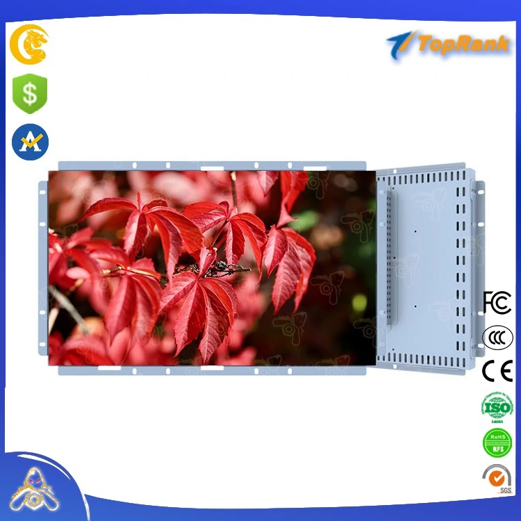 2023 Crazy Software Multi Touch 19/21.5/22 Inch Wall Mount Capacitive Industrial Touch Monitor Games