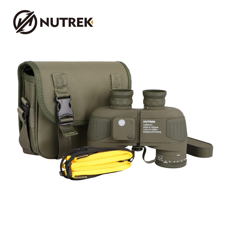 Nutrek Optics Acaleph Floatable 7X50 Binocular with Compass Rangfinding for Sailing and Boating