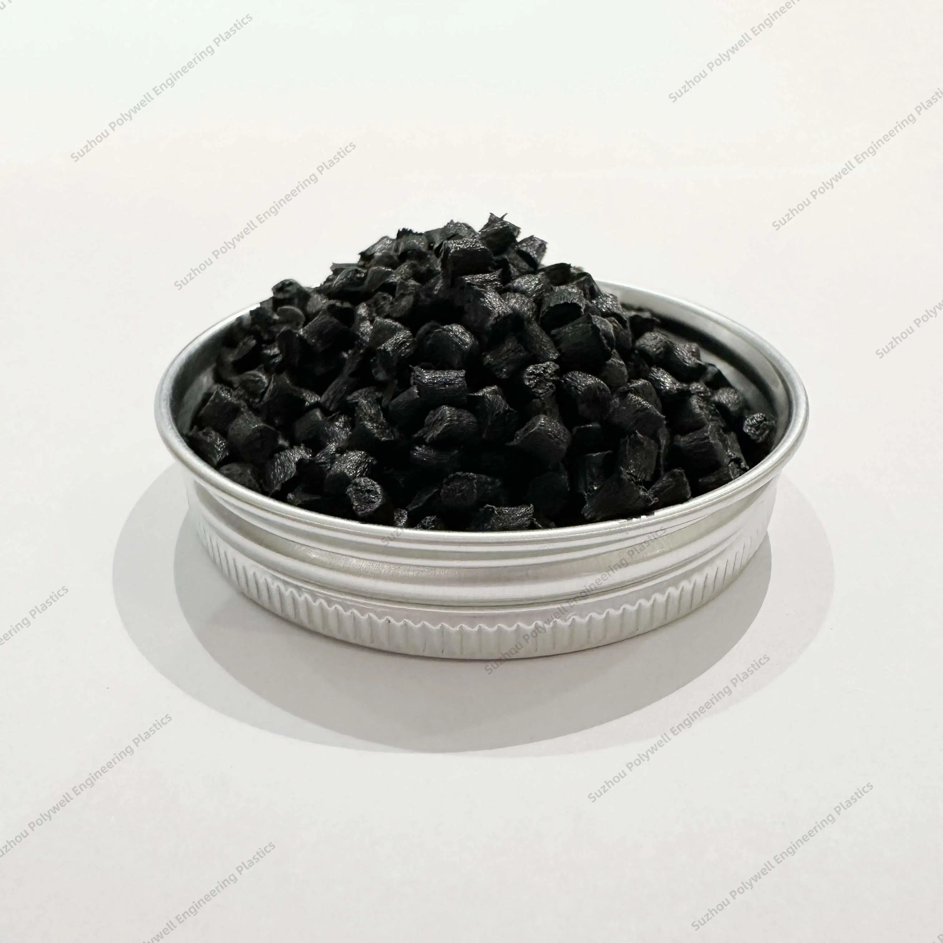 Plastique Pellet PA66 mélange de fibre de verre Noir couleur Master Batch ignifugé Granulés pour profil d'isolation thermique