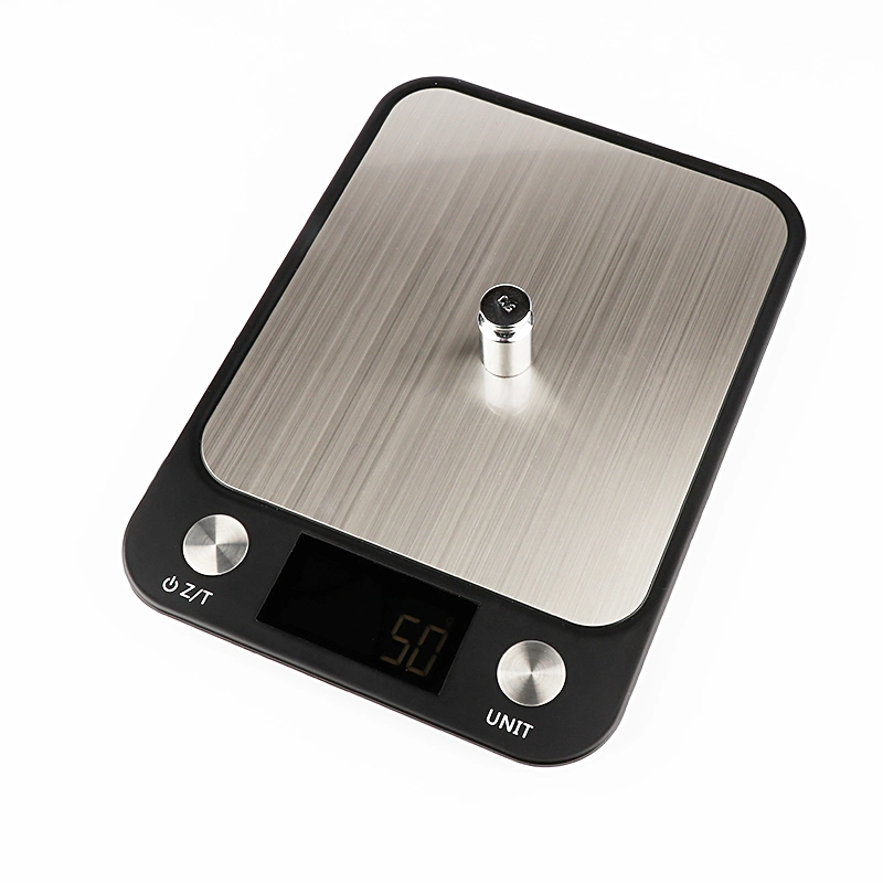 Digital Kitchen Scale with Thin Body Black White Color