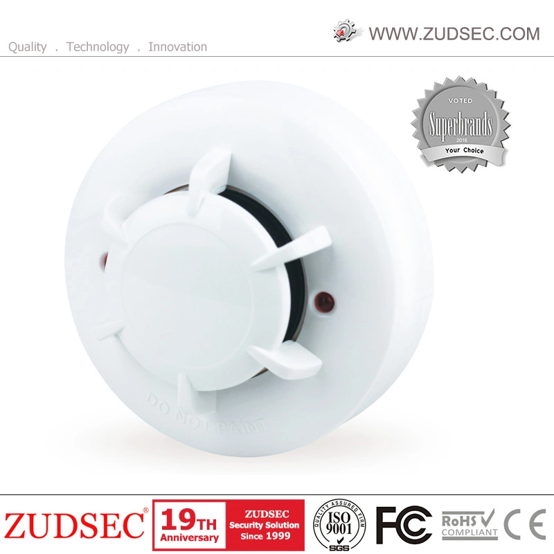 4 Wired Photoelectric Network Conventional Fire Smoke Sensor Alarm