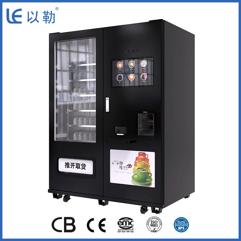 Des collations et boissons chaudes/froides vending machine