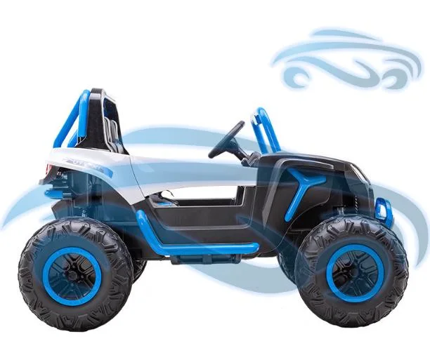 Kids Ride on Truck Car with Parent Remote Control, Spring Suspension, LED Lights