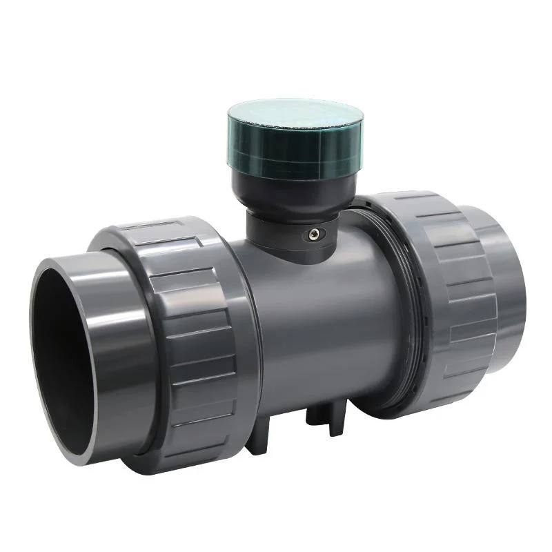 60-800L/Min Acid PVC Plastic Water Flow Meter with RS485_Mbus