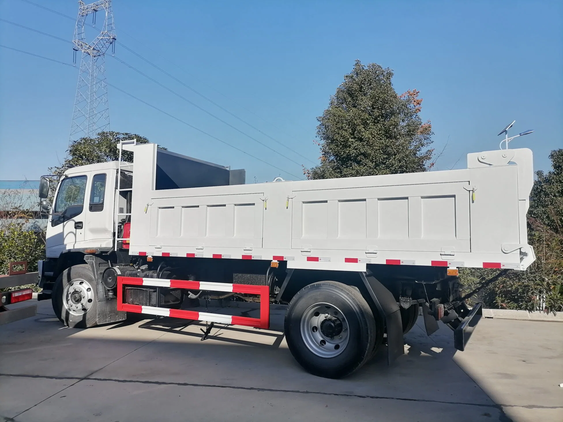 I Suzu Fvr de dumping de descarga de caminhões de carga para minas