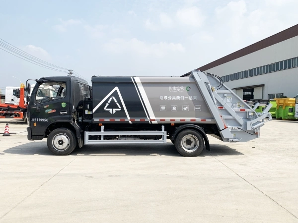 Dongfeng Duolika 12 m3, camião do lixo de compressão, veículo compactador de lixo