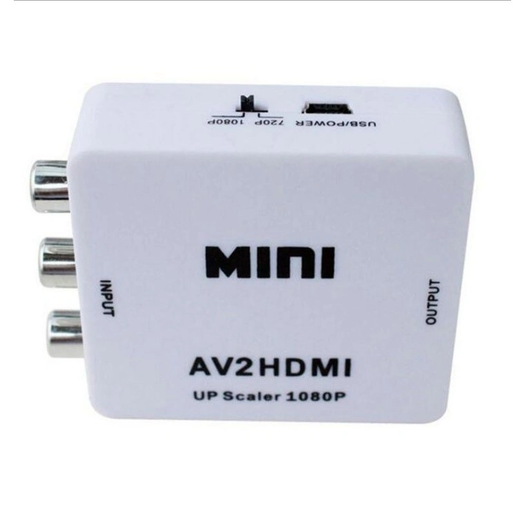 Newest Mini AV pour convertisseur de vidéo HD HD Mi adaptateur de fiche 1080P