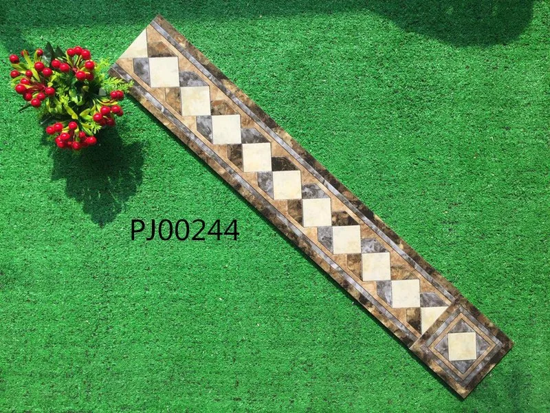 Corpo cheio de mármore Stone Trim Cornor Decoração de canto interior Mármore Liner Decoração de parede 20mmx2.7m